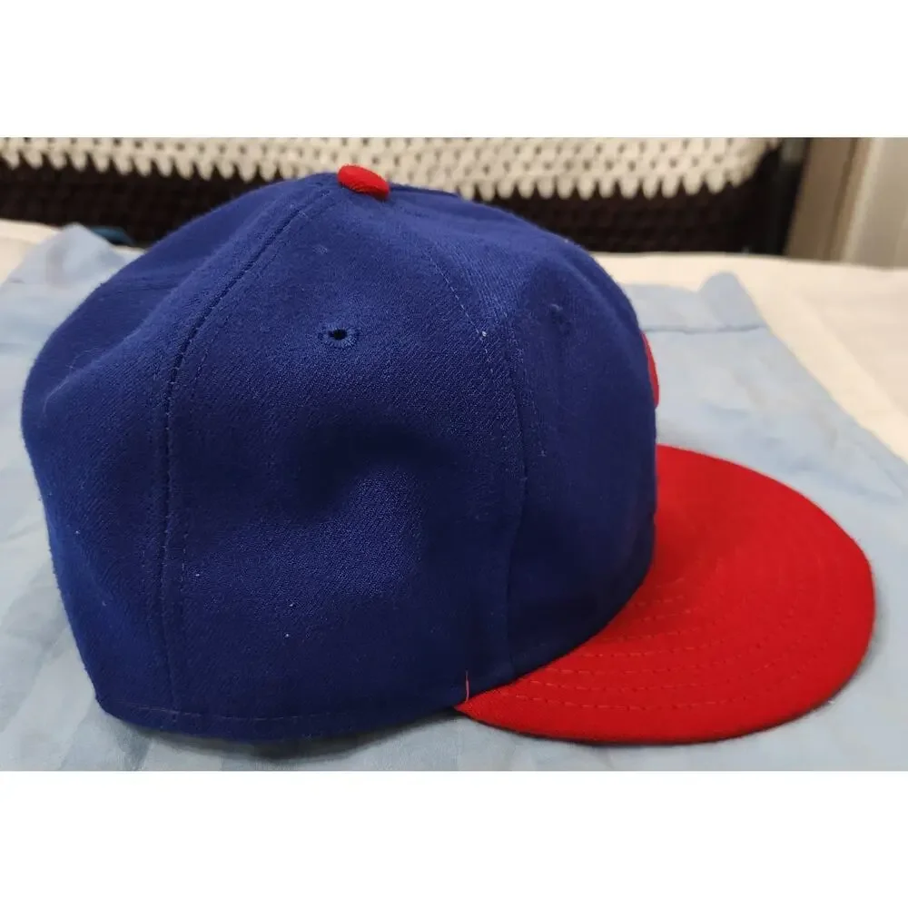 New Era Philadelphia Phillies 2009‎ World Series MLB 59FIFTY Cap Blue Red 7 3/8